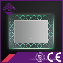 2016 Design Rectangle LED Hintergrundbeleuchtung Badezimmer Spiegel mit Crystal Base